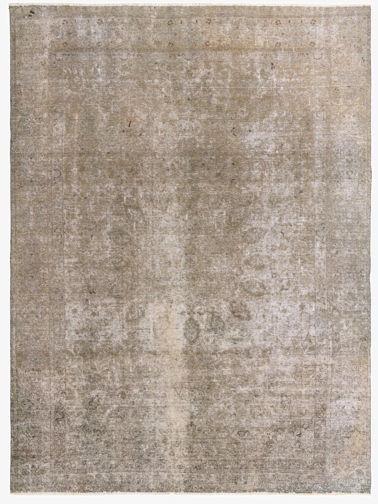 8' 9 x 11' 10  Hand Knotted Ultra Vintage Persian Wool Rug