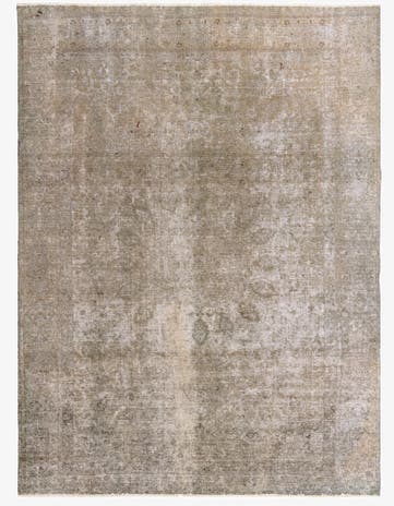 8' 9 x 11' 10 Hand Knotted Ultra Vintage Persian Wool Rug