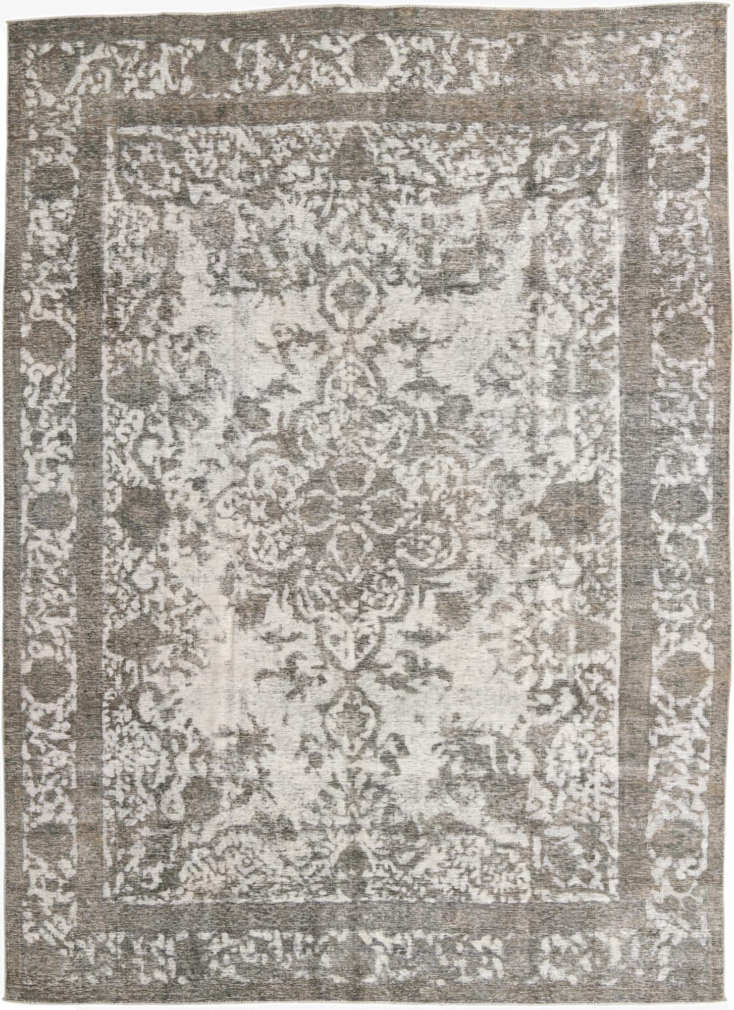 9' 1 x 12' 4  Hand Knotted Ultra Vintage Persian Wool Rug