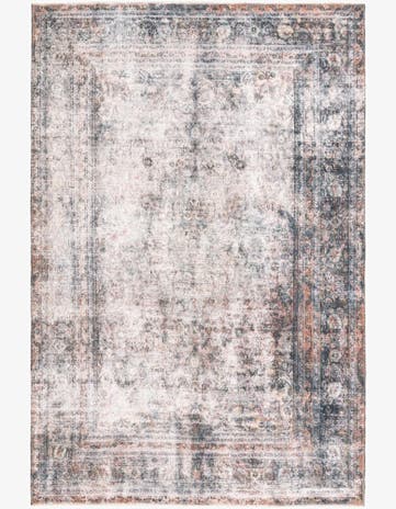 6' 8 x 10' 2 Hand Knotted Ultra Vintage Persian Wool Rug