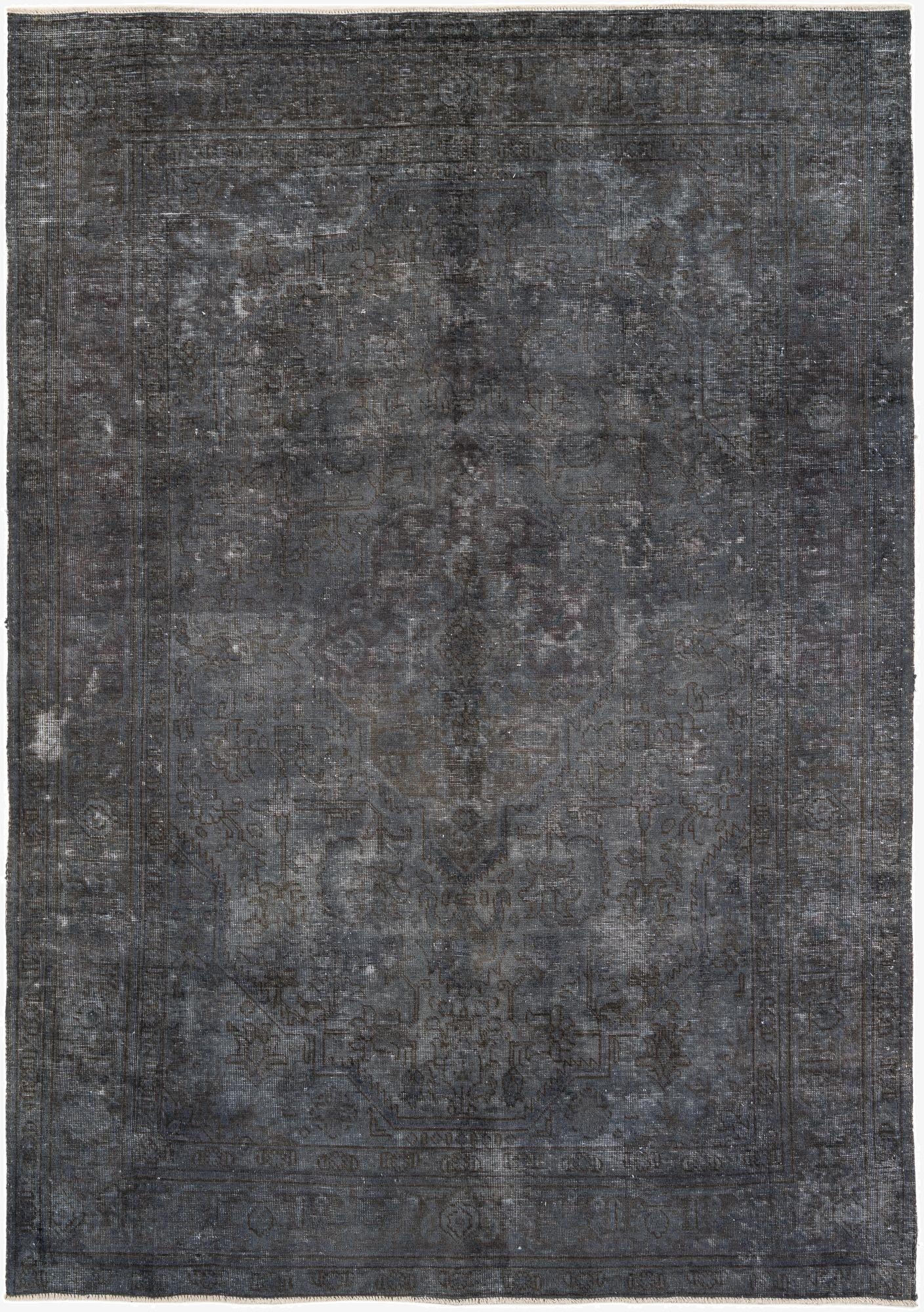 6' 6 x 9' 5  Hand Knotted Ultra Vintage Persian Wool Rug