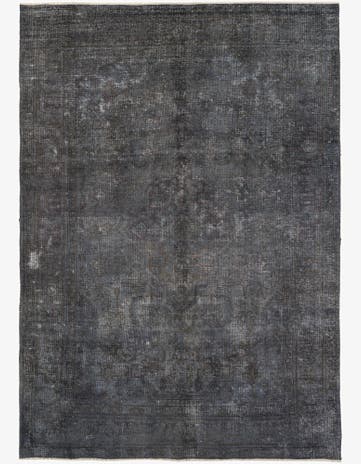 6' 6 x 9' 5 Hand Knotted Ultra Vintage Persian Wool Rug