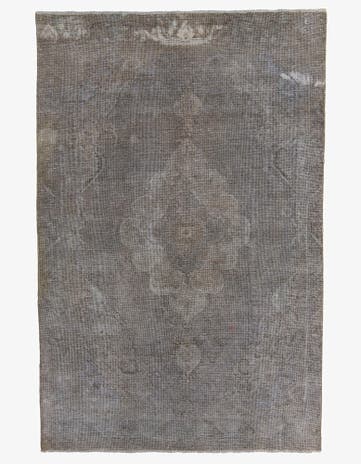 6' 1 x 9' 4 Hand Knotted Ultra Vintage Persian Wool Rug