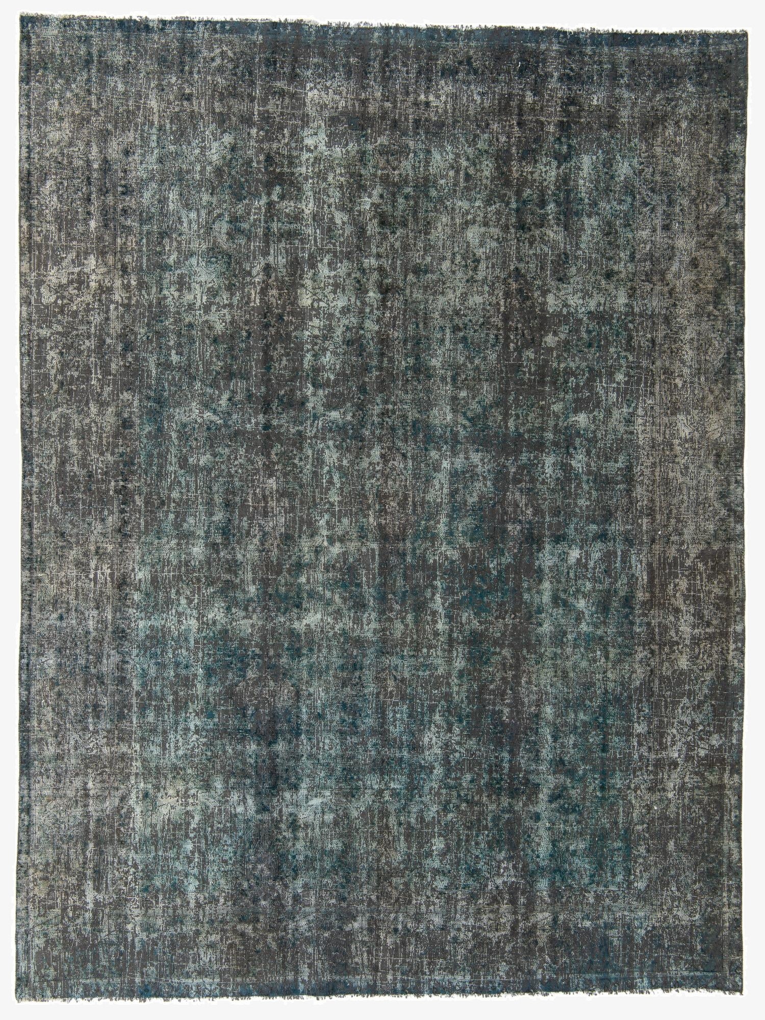 8' 7 x 11' 7  Hand Knotted Ultra Vintage Persian Wool Rug