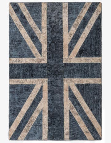 4' x 5' 10 Hand Knotted Ultra Vintage Persian Wool Rug