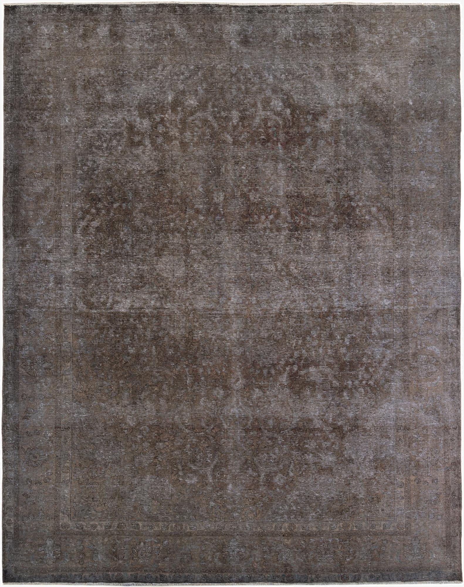 9' 8 x 12' 7  Hand Knotted Ultra Vintage Persian Wool Rug