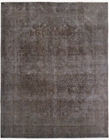 9' 8 x 12' 7 Hand Knotted Ultra Vintage Persian Wool Rug