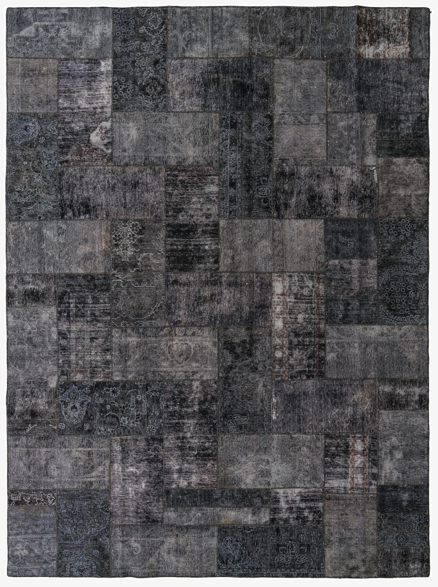 9' x 12' 3  Hand Knotted Ultra Vintage Persian Wool Rug