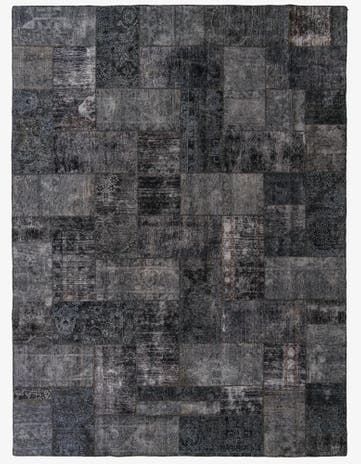 9' x 12' 3 Hand Knotted Ultra Vintage Persian Wool Rug