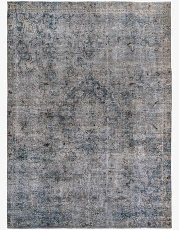 7' 3 x 10' 3 Hand Knotted Ultra Vintage Persian Wool Rug