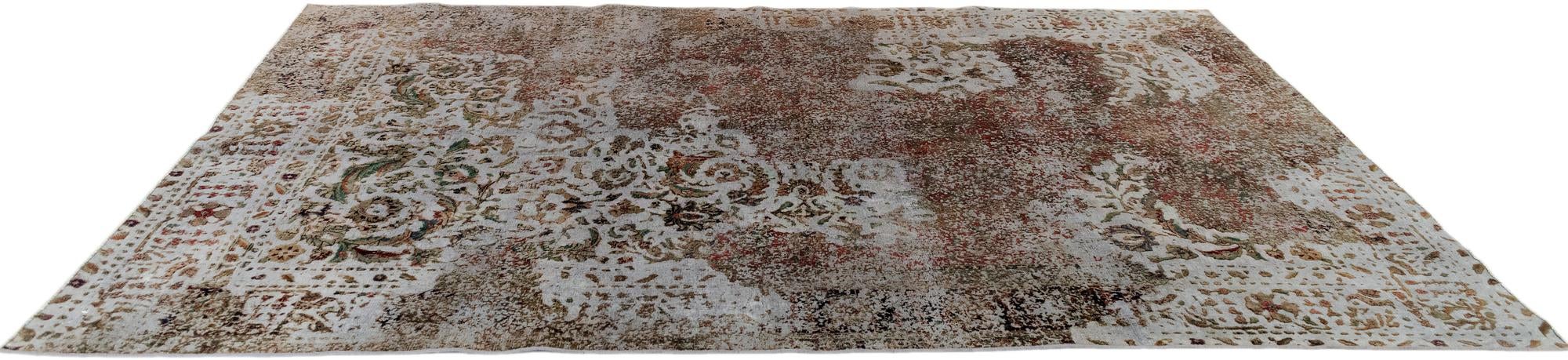 6' 3 x 9' 8 Vintage Royal Wool Rug