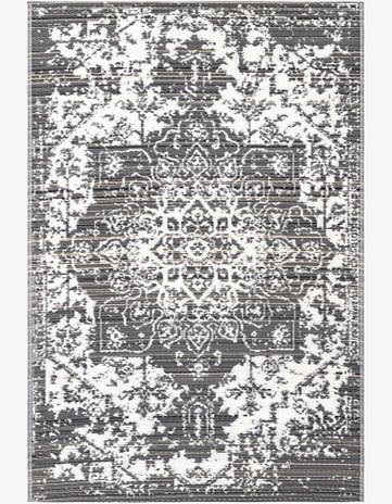 Gray Easy-Clean Vista Breeze Indoor / Outdoor Rug