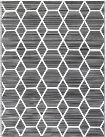Gray Easy-Clean Vista Breeze Indoor / Outdoor Rug