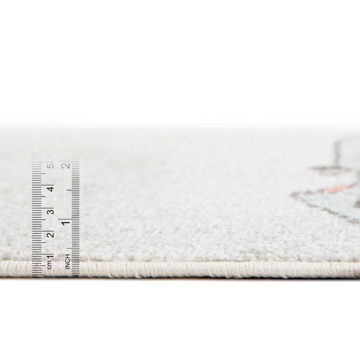 Detail image of 4' x 6' Racecar Whimsy Kids Rug