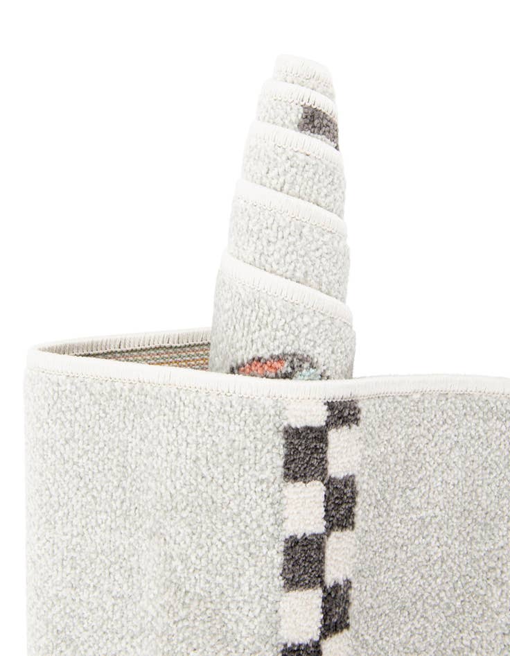 Detail image of 4' x 6' Racecar Whimsy Kids Rug