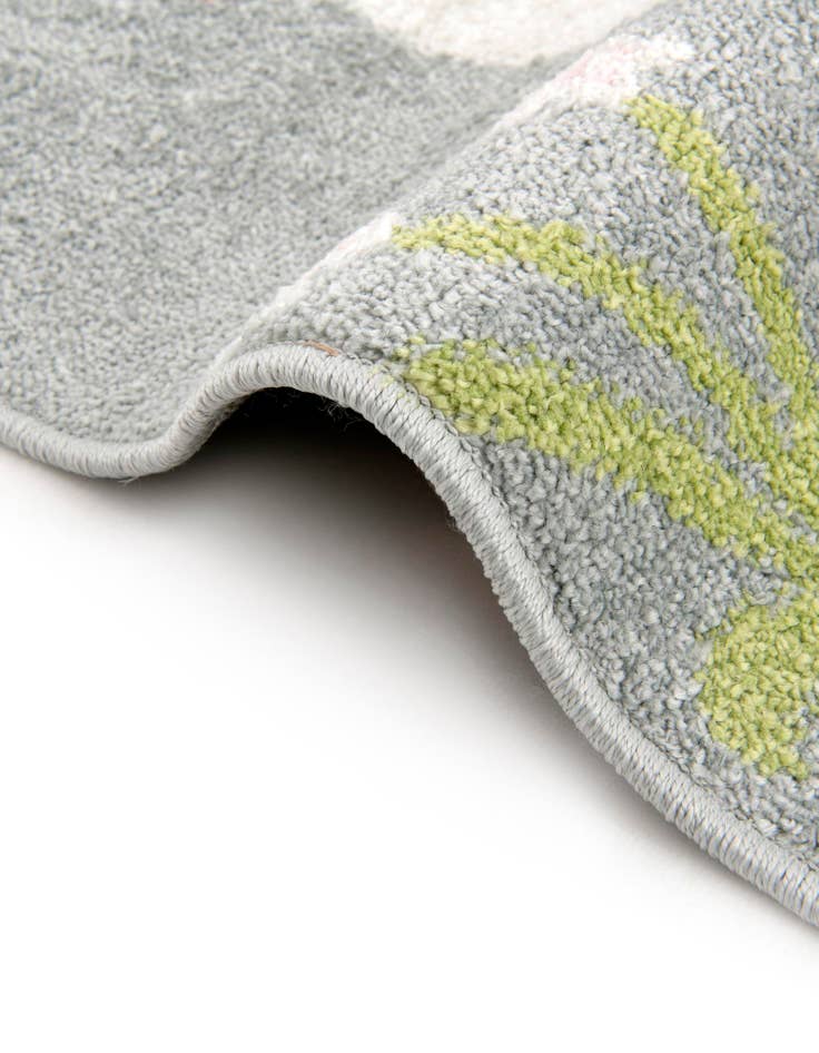 Detail image of 7' 10 x 10' Unicorns Whimsy Kids Rug