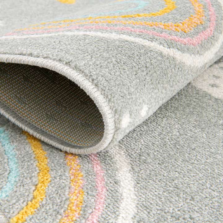 4' x 6' Clouds and Rainbows Whimsy Kids Rug