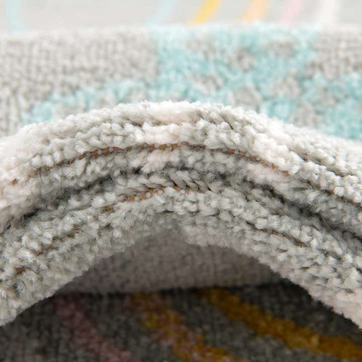 4' x 6' Clouds and Rainbows Whimsy Kids Rug