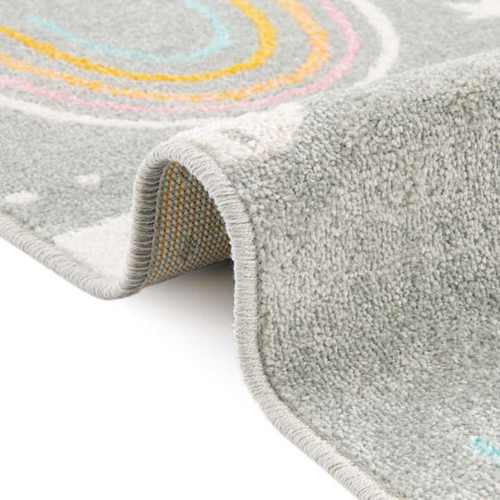 4' x 6' Clouds and Rainbows Whimsy Kids Rug