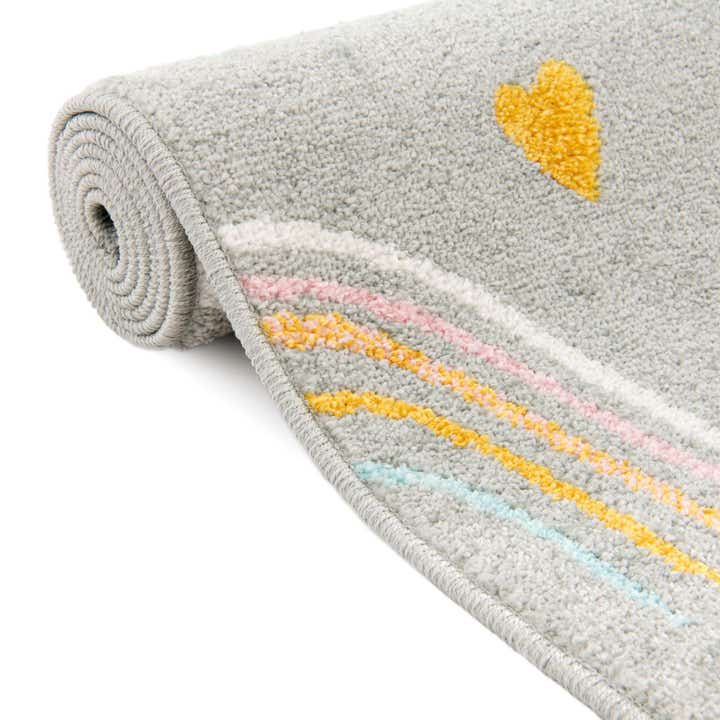4' x 6' Clouds and Rainbows Whimsy Kids Rug