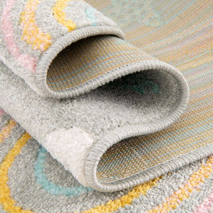 4' x 6' Clouds and Rainbows Whimsy Kids Rug