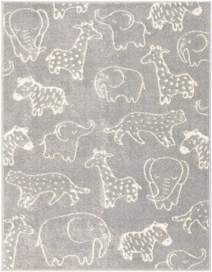 Detail image of 4' x 6' Animals Whimsy Kids Rug