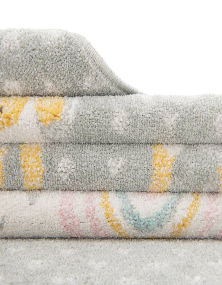 Detail image of 7' 10 x 10' Llama Whimsy Kids Rug