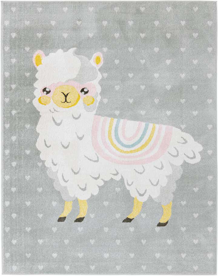 240cm x 305cm Llama Whimsy Kids Tapis