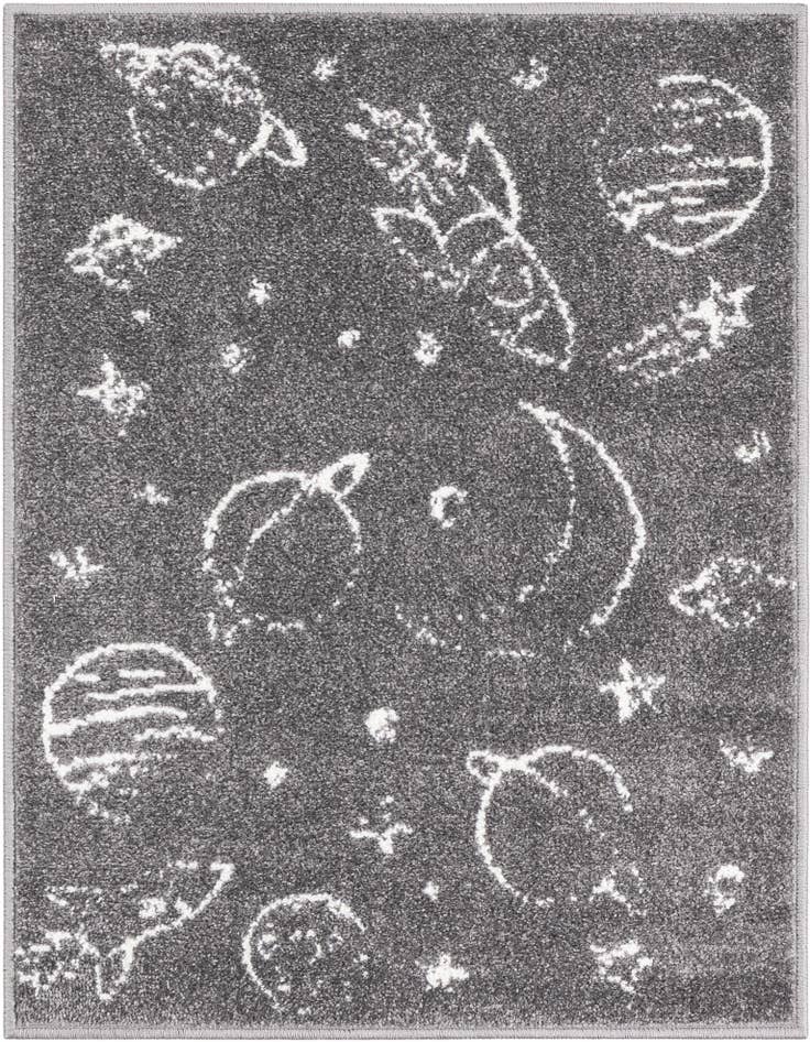 Detail image of 2' 2 x 2' 11 Planets Whimsy Kids Rug