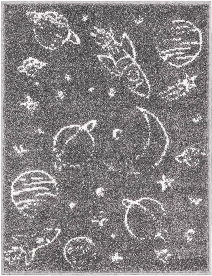 Detail image of 2' 2 x 2' 11 Planets Whimsy Kids Rug