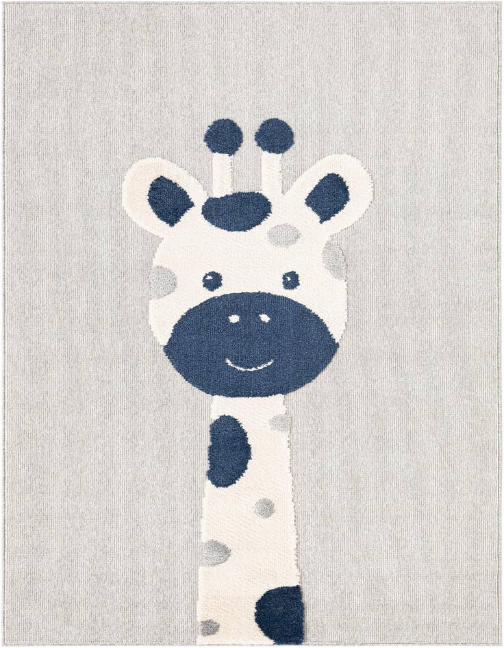 Detail image of 5' 3 x 8' Whimsy Kids Rug