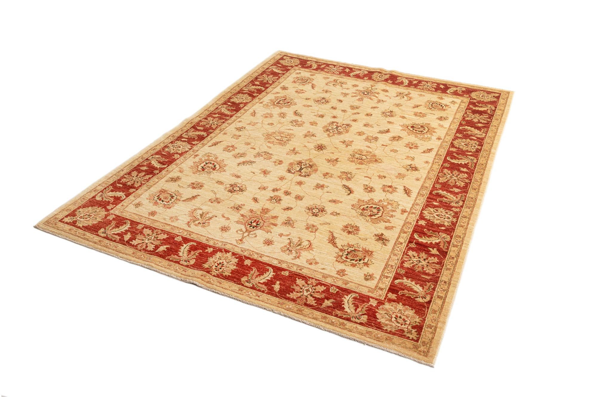 6' 4 x 8' 10 Ziegler Wool Rug