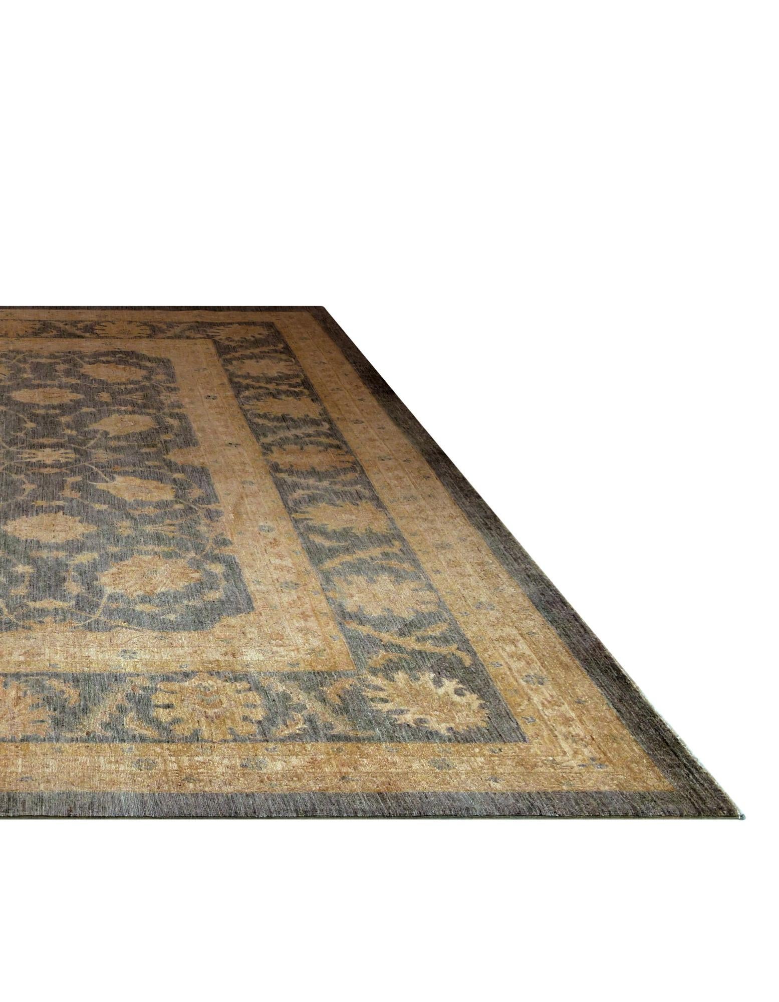 13' 7 x 16' 6 Hand Knotted Ziegler Oriental Rug