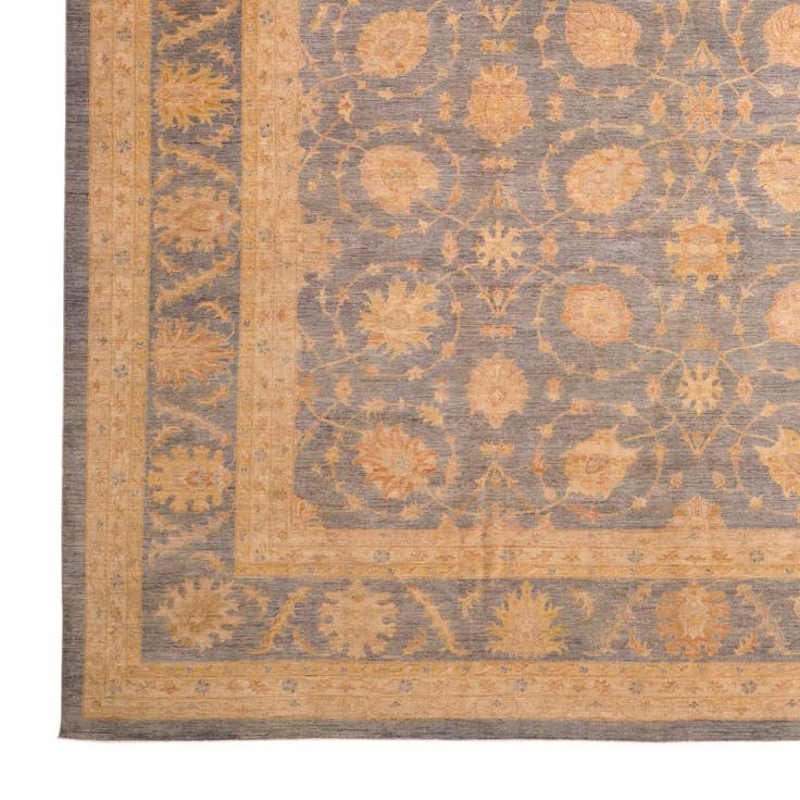 Detail image of 13' 7 x 16' 6 Hand Knotted Ziegler Oriental Rug