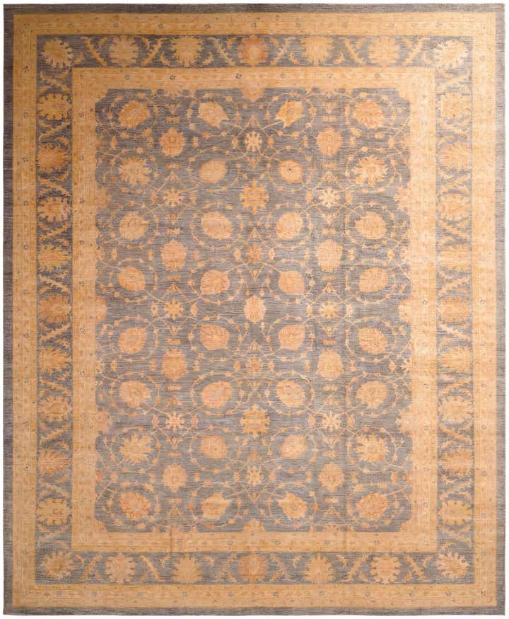 13' 7 x 16' 6 Hand Knotted Ziegler Oriental Rug