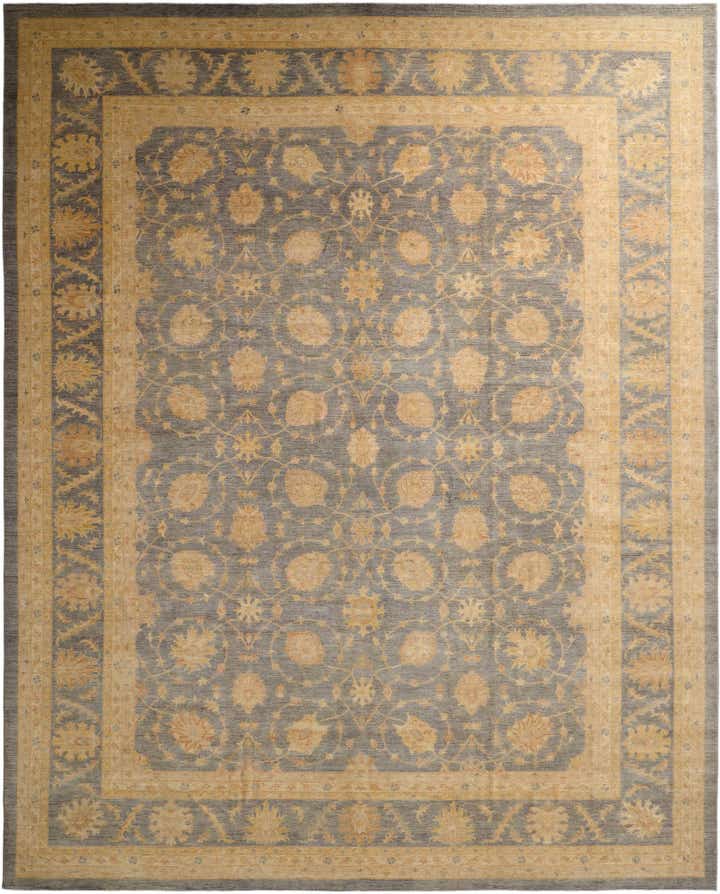 13' 7 x 16' 6 Hand Knotted Ziegler Oriental Rug