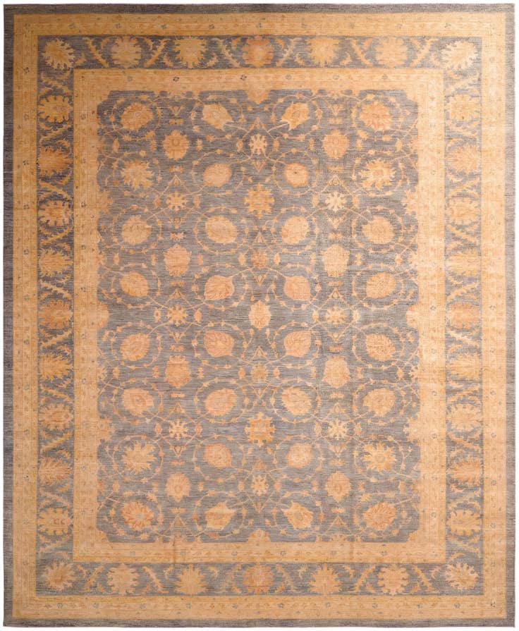 Detail image of 13' 7 x 16' 6 Hand Knotted Ziegler Oriental Rug