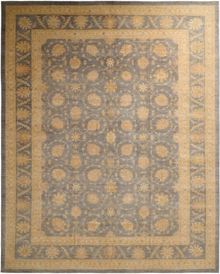 Detail image of 13' 7 x 16' 6 Hand Knotted Ziegler Oriental Rug