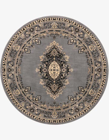 Gray Amaya Round Rug