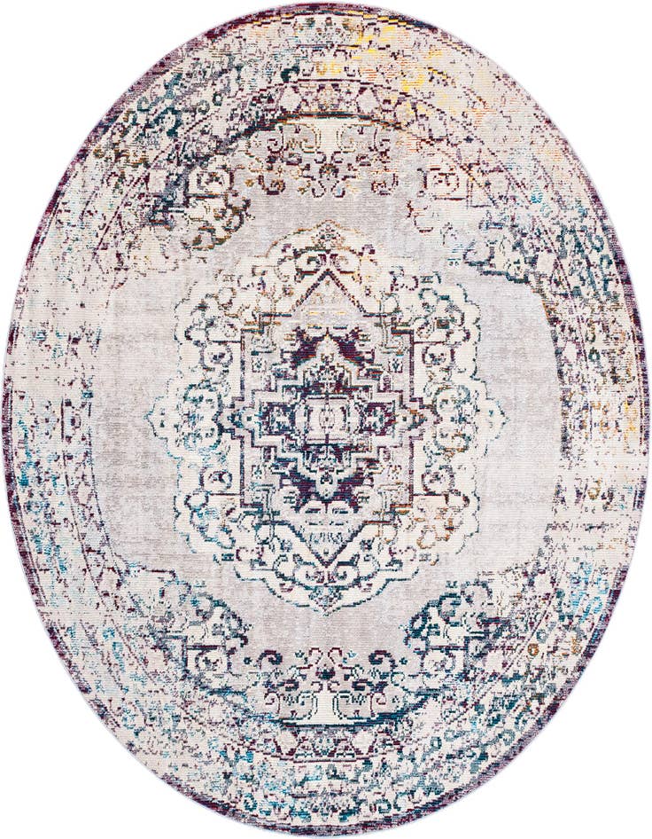 Detail image of 7' x 7' Amulet Round Rug