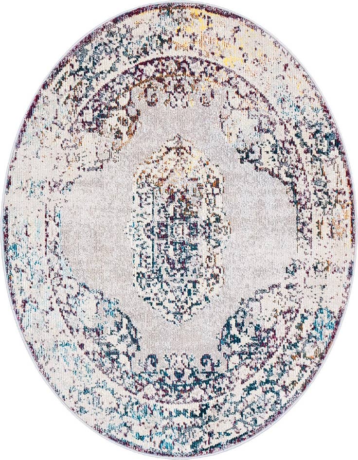Detail image of 4' x 4' Amulet Round Rug