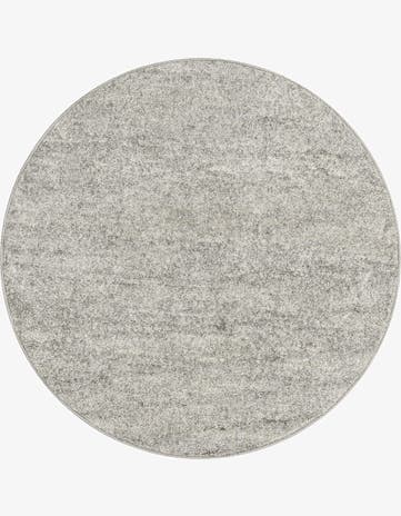 Gray Angelica Round Rug