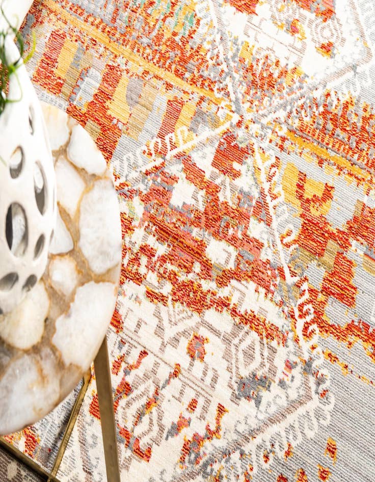 Detail image of 6' x 6' Aqua Round Rug