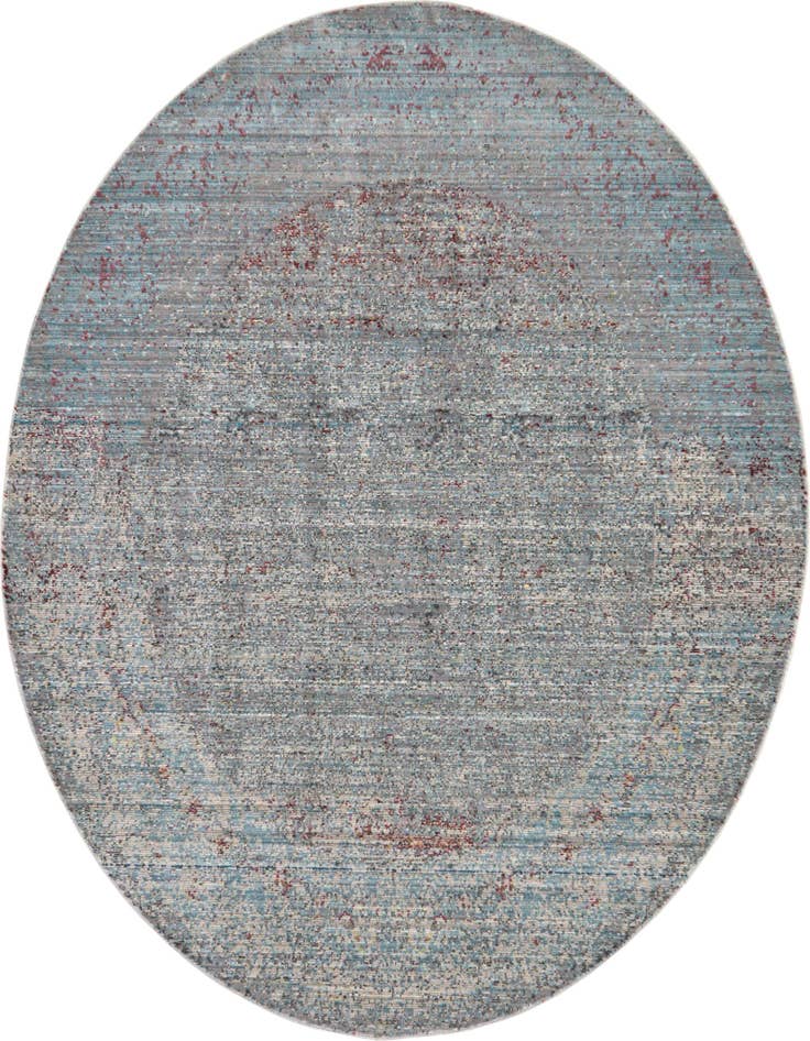 Detail image of 6' x 6' Aqua Round Rug