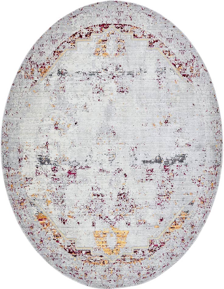 Detail image of 8' x 8' Aqua Round Rug