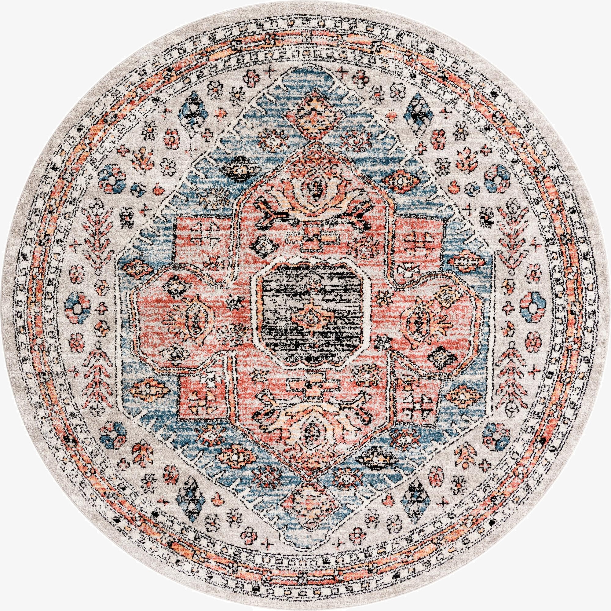 7' x 7' Aramis Round Rug