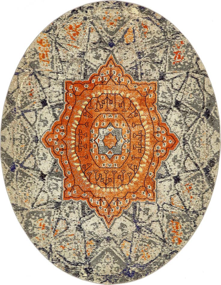 Detail image of 8' x 8' Washable Arte Round Rug