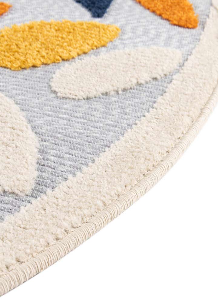 5' 3 x 5' 3 Easy-Clean Aruba Indoor / Outdoor Round Rug