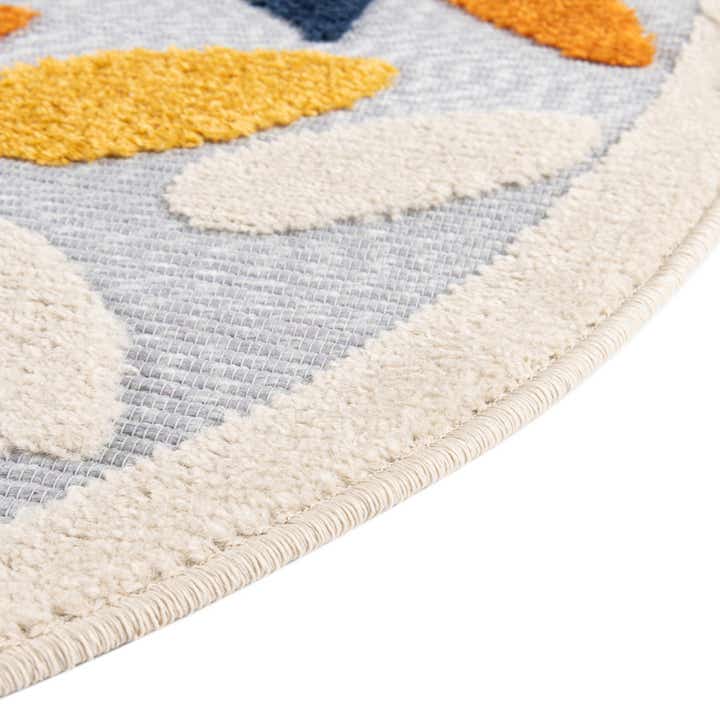 3' 3 x 3' 3 Easy-Clean Aruba Indoor / Outdoor Round Rug