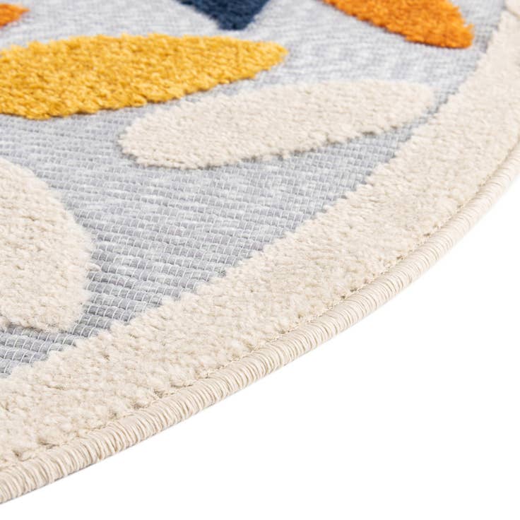 Detail image of 3' 3 x 3' 3 Easy-Clean Aruba Indoor / Outdoor Round Rug